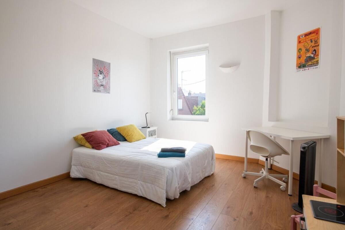 Maison Cosy 4 Chambres, Terrasse, Garage Prive Croix 외부 사진